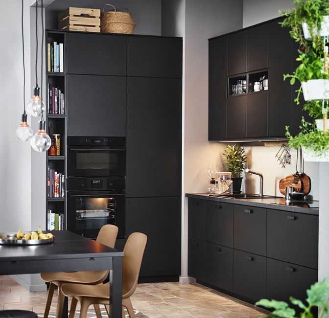 Cucina Ikea nera