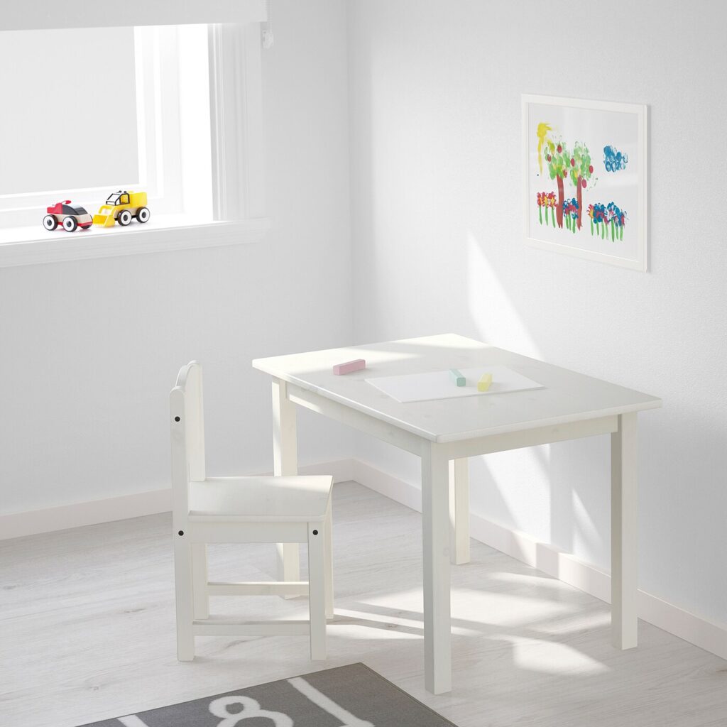 Sediolina e scrittoio bambini
