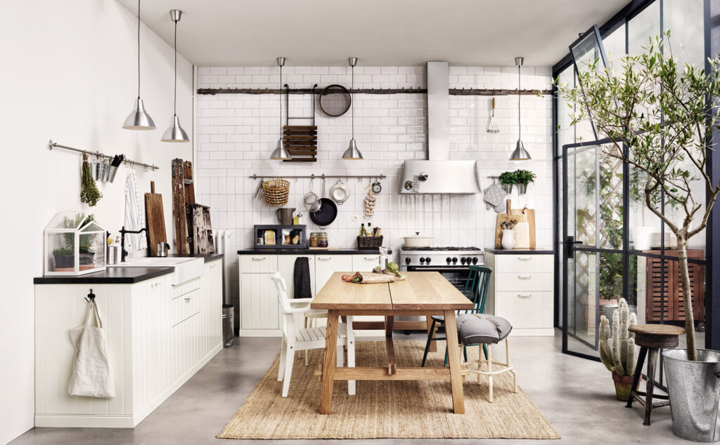 Cucina Ikea ad angolo