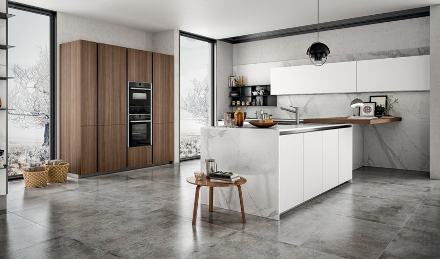 Esempio cucina con penisola