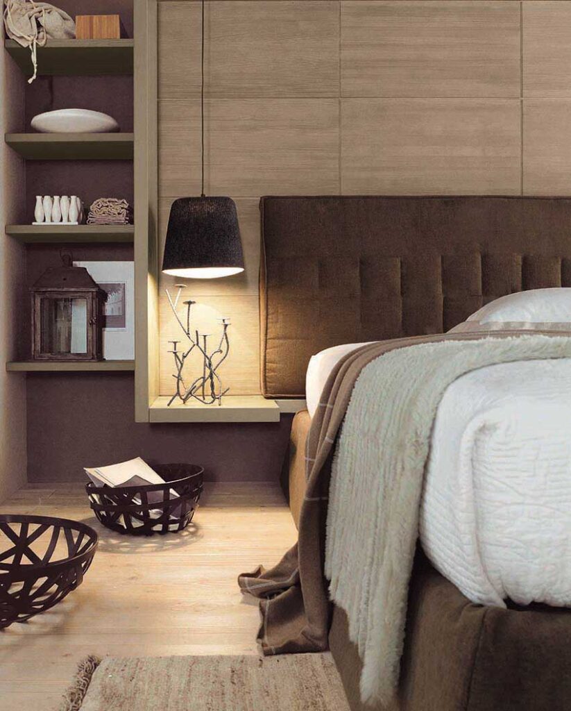 Boiserie con comodini