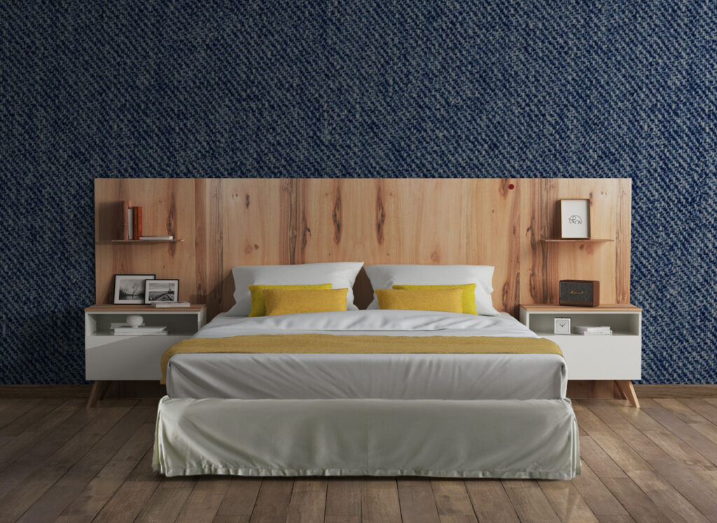 Testiera letto legno