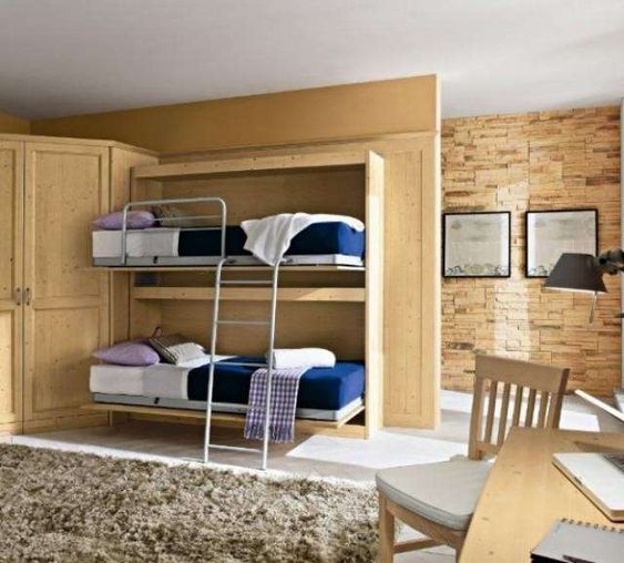 letto doppio a scomparsa
