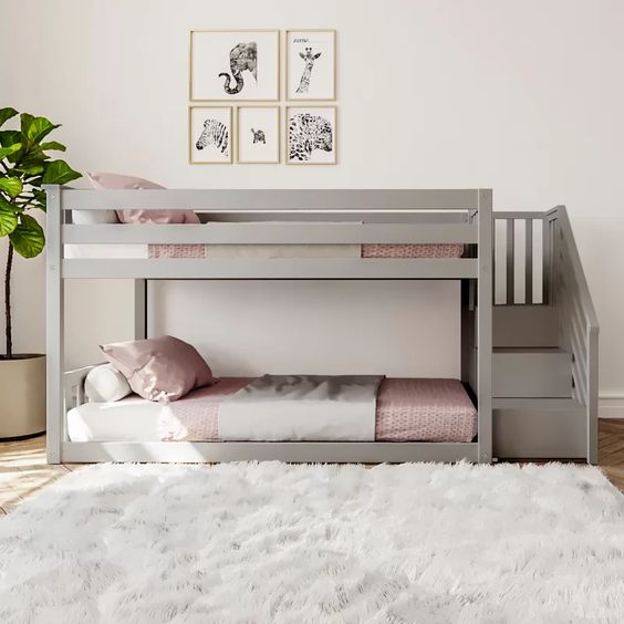Letto a castello in legno