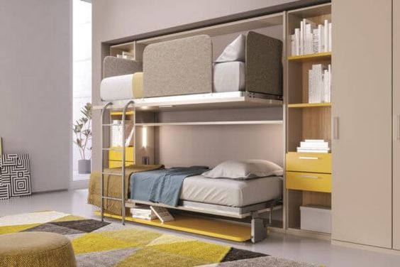 Letto a castello a scomparsa