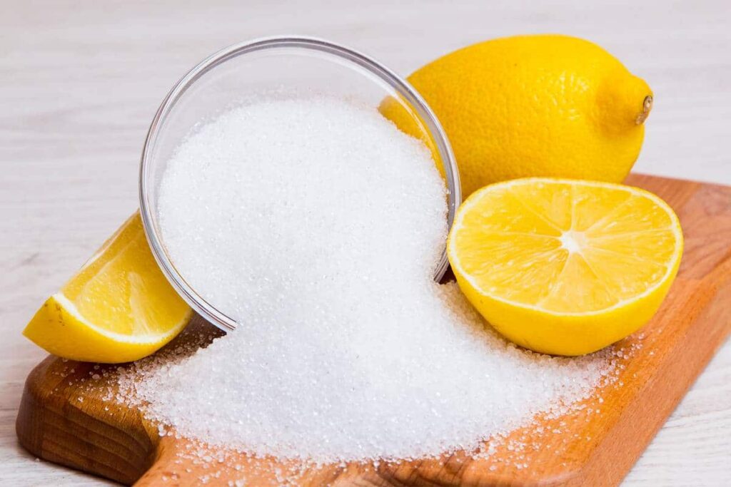 Ingredienti detersivi fai da te: acido citrico