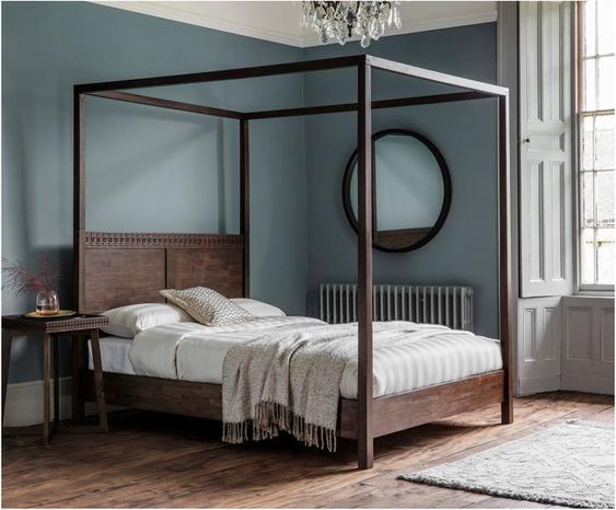 letto a baldacchino camere da letto classiche