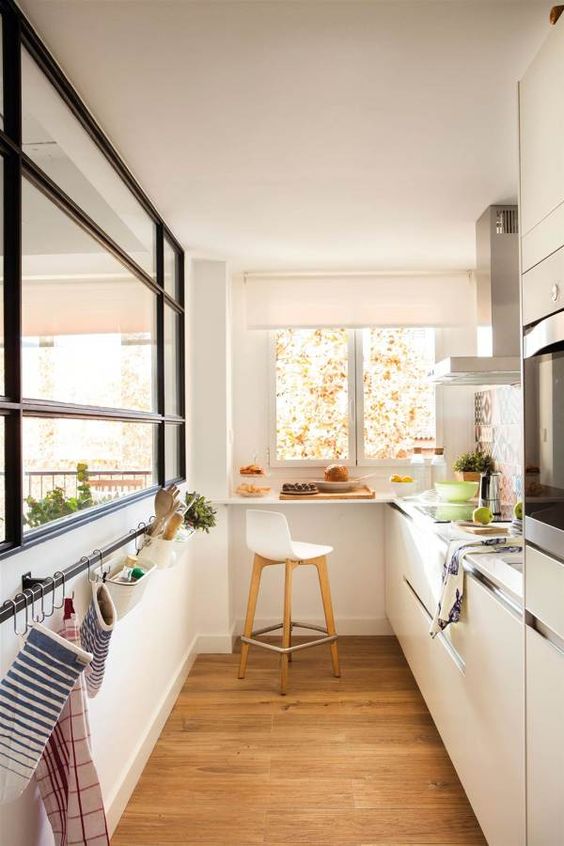 cucina lunga e stretta