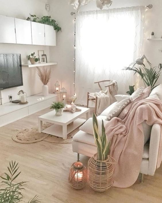 salotto stile scandi