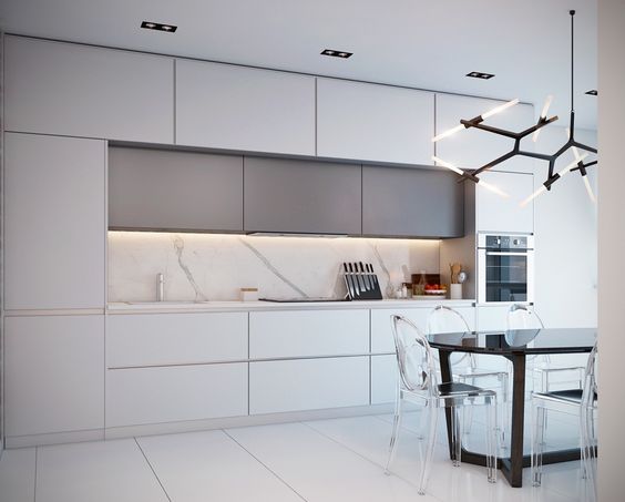 Cucine grandi lineari