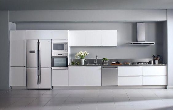 Cucina grande lineare