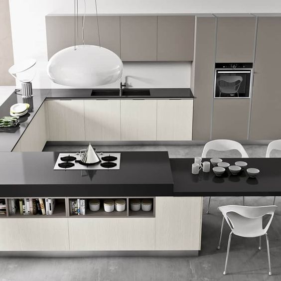 Cucine ampie ad U