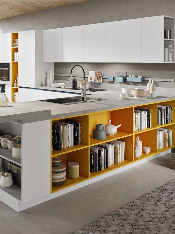 vivacizzare una cucina bainca