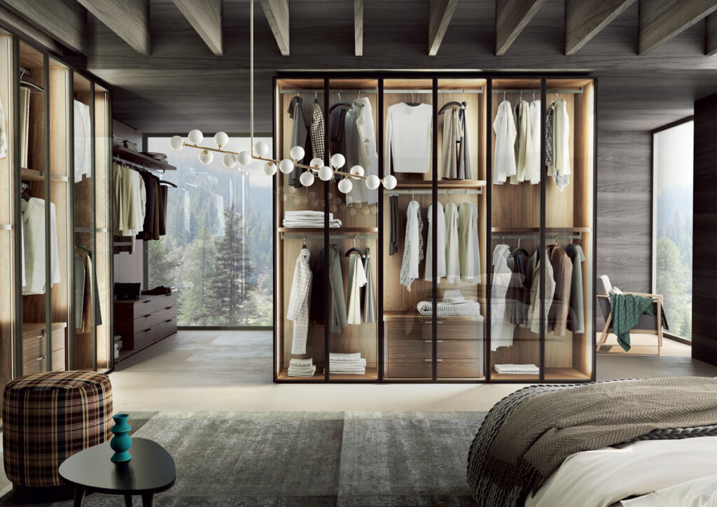 Come progettare la cabina armadio