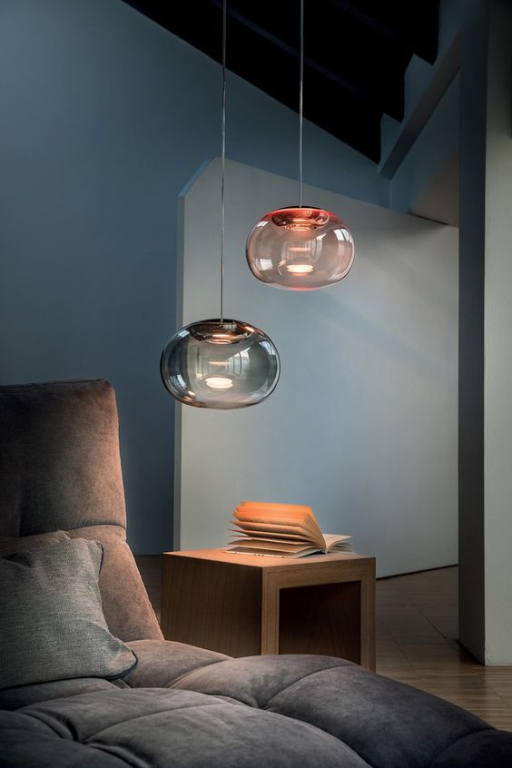 esempio di illuminazione puntuale in camera da letto