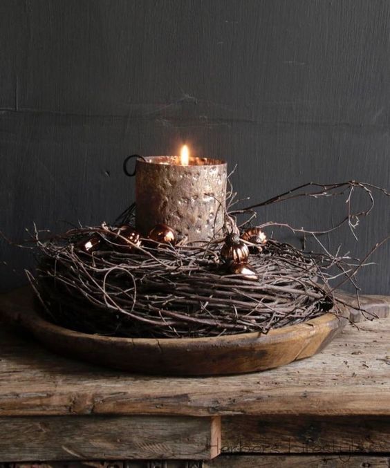 decorazioni natale tavolo da pranzo