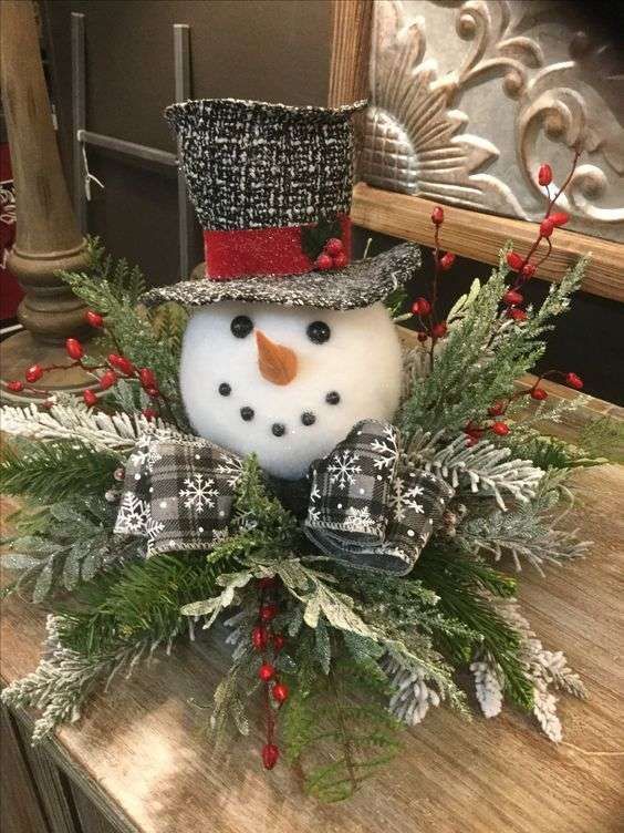 addobbi tavolo da pranzo per natale