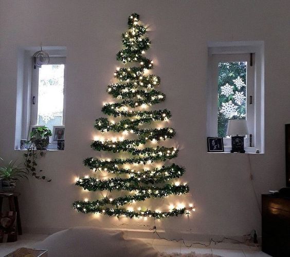 semplice albero di natale fai da te