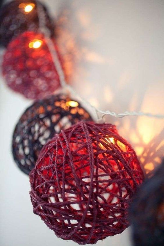 palline luminose per natale fai da te