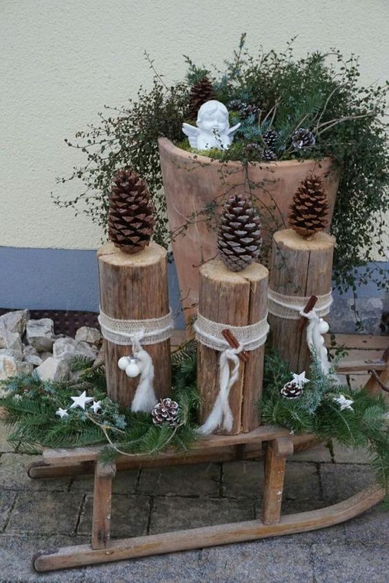 Decorazioni Natale fai da te per esterno