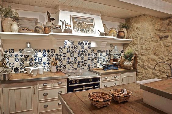 i materiali migliori per la cucina stile rustico