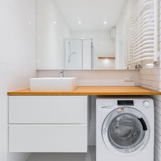 inserire la lavatrice in un bagno piccolo