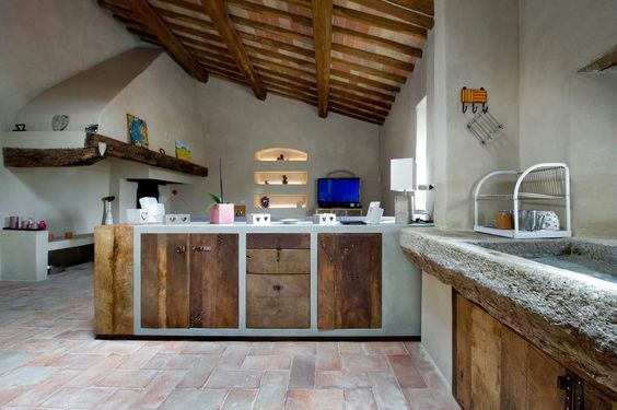 le cucine stile rustico