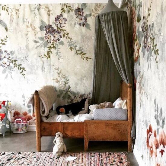 arredare cameretta in stile vintage