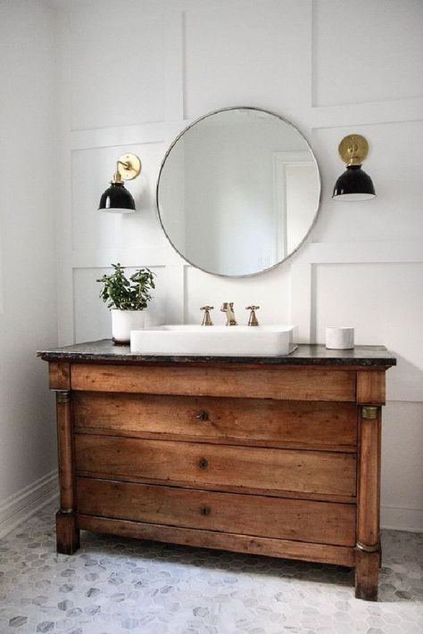 specchio vintage per bagno