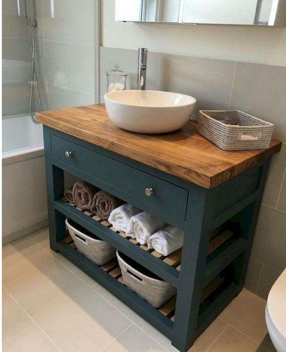bagno in stile country moderno