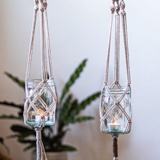 realizzare le lanterne con il macramé
