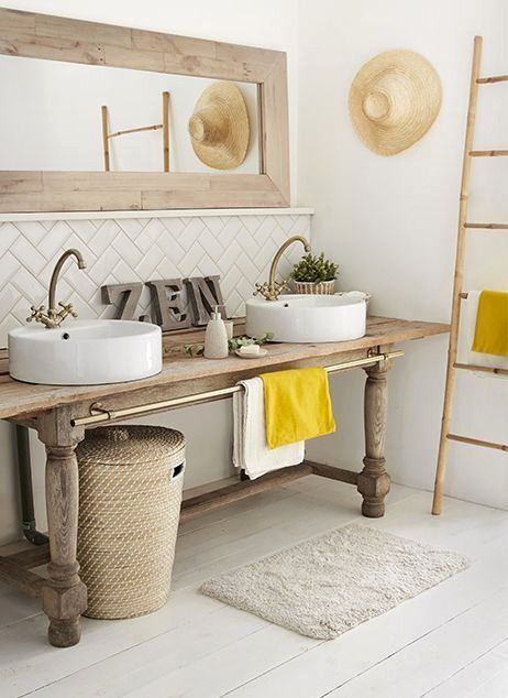 materiali bagno country