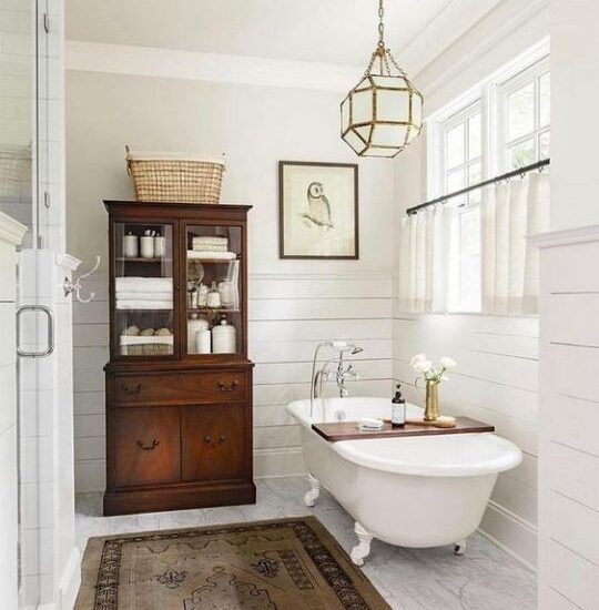 Come arredare il bagno country
