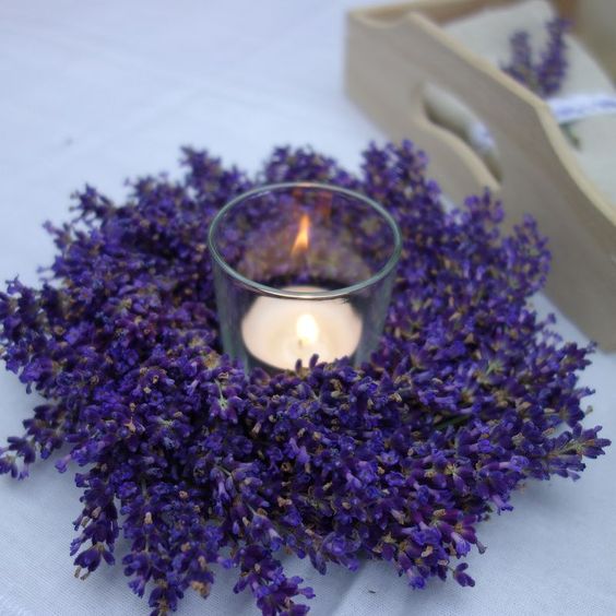 ghirlanda di lavanda