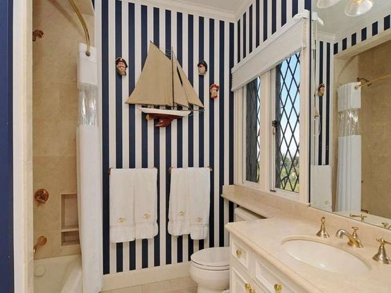 quali materiali scegliere per il bagno stile marinaro