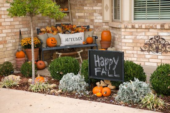 decorare casa per l'autunno