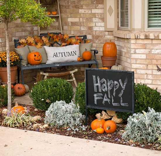 decorare casa per l'autunno