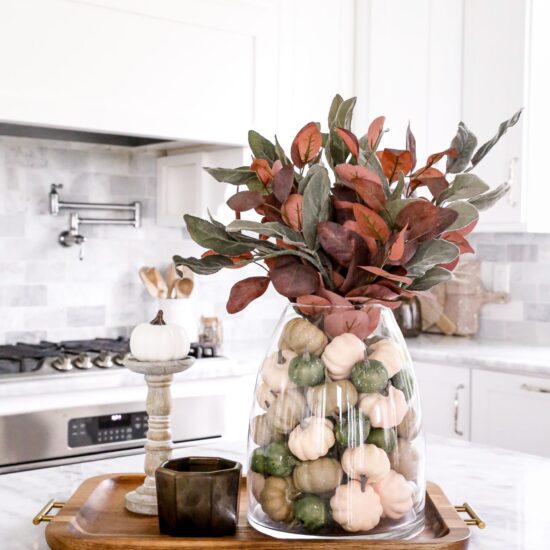 idee per realizzare composizioni con zucche ornamentali