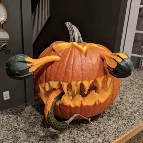 Idee di zucche mostruose per Halloween